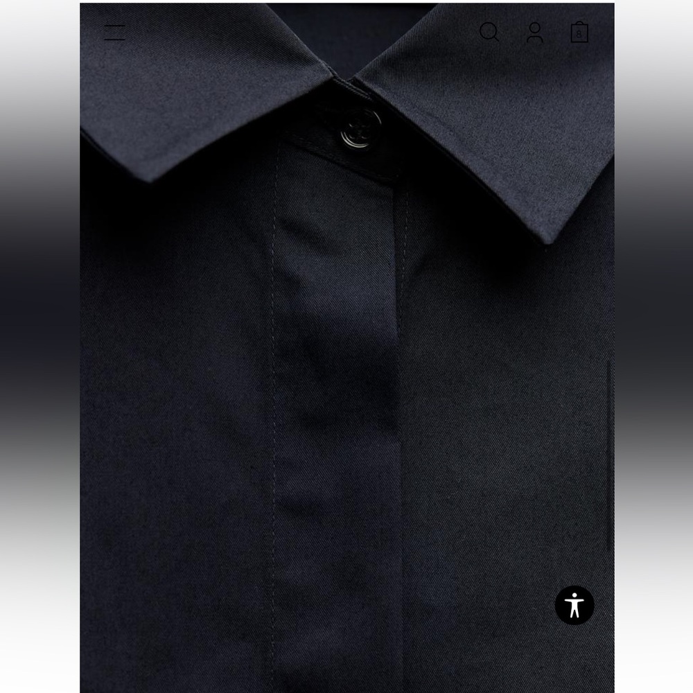 Zara ZW COLLECTION POPLIN SHIRTDRESS Size Small NWT
$ 79.90 - Picture 3 of 6